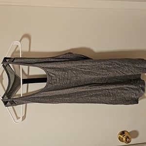 Torrid Active Gray Racerback Tank with Mesh detail Size 2